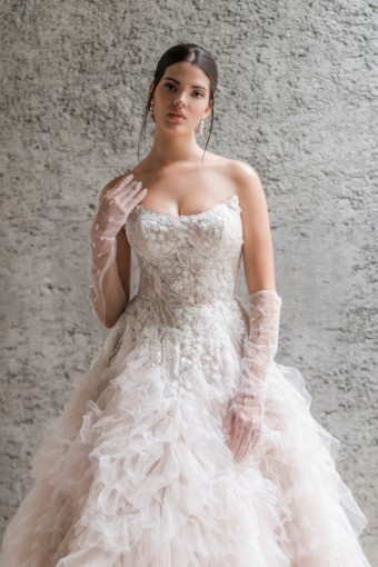 Allure Couture Style #Odile - C691 #3 default Mocha/Champagne/Lavender/Ivory thumbnail
