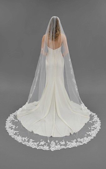 Grace & Goddess Style #Rose Veil - AVL0058 #0 default Ivory thumbnail