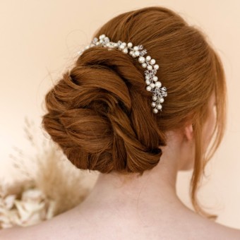 Arianna Bespoke Style #Adore Pearl & Crystal Vine - AR650BLCLSI #0 default Blush Pearl thumbnail