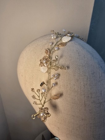 Arianna Bespoke Style #Gold Leaf Vine - AR797 #1 Soft Gold thumbnail