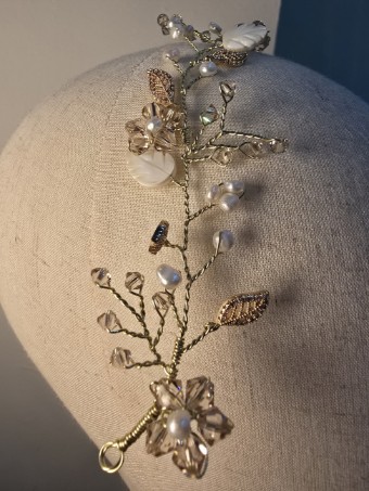 Arianna Bespoke Style #Gold Leaf Vine - AR797 #0 default Soft Gold thumbnail