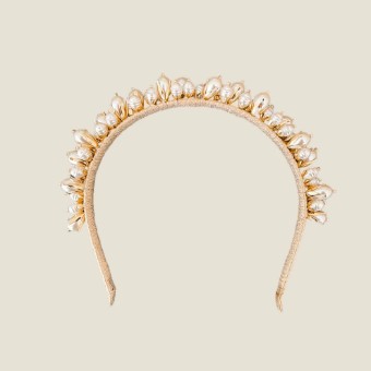 A'el Este Style #Iris Headband #3 default Gold thumbnail