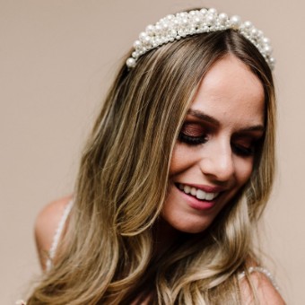 Arianna Bespoke Style #Spirit Headband - AR618 #0 default Ivory/Silver thumbnail