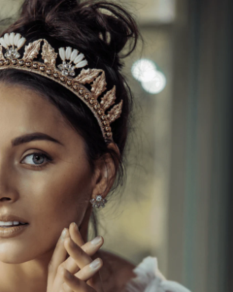 A'el Este Style #Priya Crown - Vintage Gold #4 default Vintage Gold thumbnail