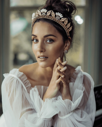 A'el Este Style #Priya Crown - Vintage Gold #0 default Vintage Gold thumbnail
