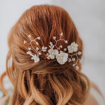 Deborah K Style #Hannah Hair Pins #1 Silver thumbnail