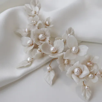 Deborah K Style #Chloe Headpiece #1 Silver thumbnail