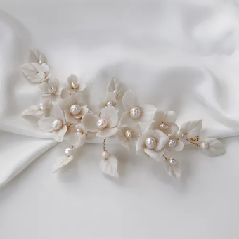 Deborah K Style #Chloe Headpiece #3 default Silver thumbnail