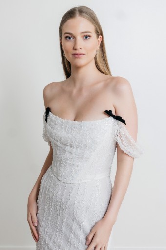 Watters Style #Hart - 68409B #4 Ivory-Ivory-Black thumbnail