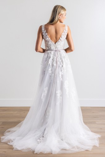 Wtoo by Watters Style #Juliana - 14735 #1 Ivory-Lavender thumbnail