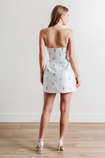 By Watters Style #Etienne 32306 #1 Ivory-Blue Pansy thumbnail