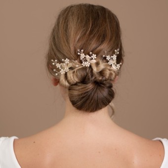 Arianna Bespoke Style #Forget Me Not Pins - ARP653 #0 default Brown Wire/Blue thumbnail