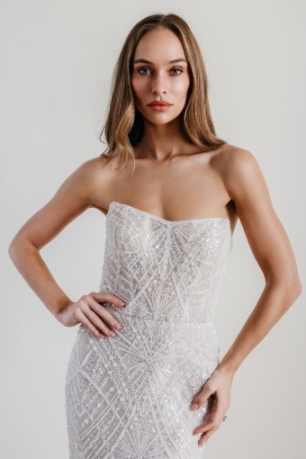 Locket Style #Memento with Sleeves - 15804 #6 Ivory/Blush/Ivory/Off White thumbnail