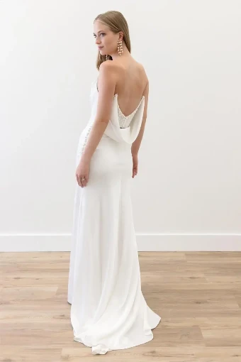 Watters Garance Without Sleeves | 64307N #1 Ivory thumbnail