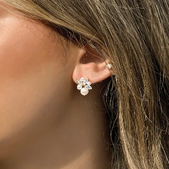 Ivory & Co. Amsterdam Earrings #2 18ct Gold Plated thumbnail