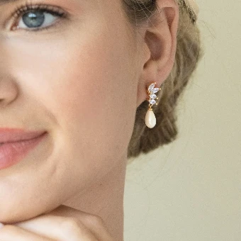 Ivory & Co. Ashbourne Earrings #1 18ct Gold Plated thumbnail