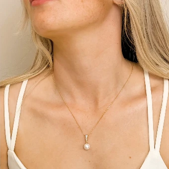 Ivory & Co. Berwick Pendant #2 Rhodium Plated thumbnail