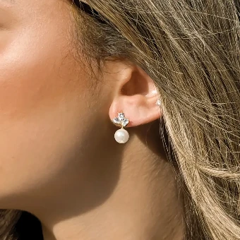 Ivory & Co. Denver Earrings #2 Rhodium Plated thumbnail