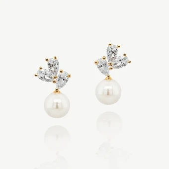 Ivory & Co. Denver Earrings #0 Rhodium Plated thumbnail