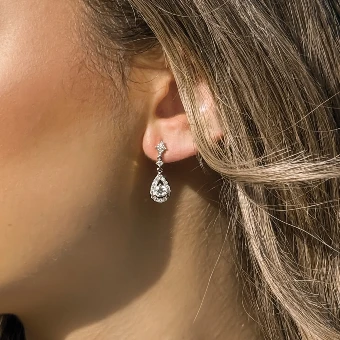 Ivory & Co. Edinburgh Earrings #0 18ct Gold Plated Rhodium Plated thumbnail