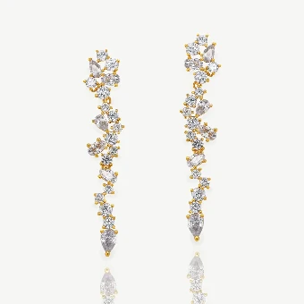 Ivory & Co. Islington Earrings #1 Rhodium Plated thumbnail
