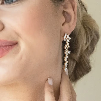 Ivory & Co. Islington Earrings #2 Rhodium Plated thumbnail