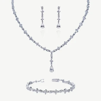 Ivory & Co. Kensington Set #1 Rhodium Plated thumbnail