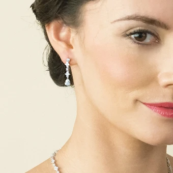 Ivory & Co. Kensington Set #2 Rhodium Plated thumbnail