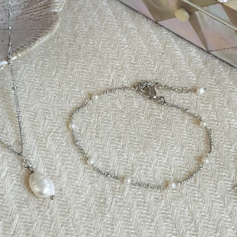 Ivory & Co. Monaco Bracelet #1 Rhodium Plated thumbnail