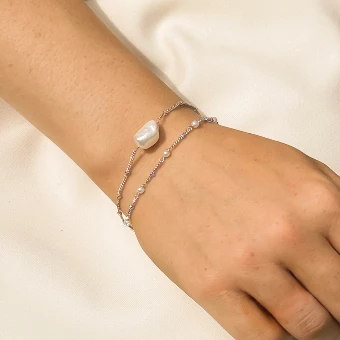 Ivory & Co. Monaco Bracelet #3 Rhodium Plated thumbnail