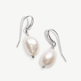 Ivory & Co. Saint Lucia Earrings #0 Rhodium Plated thumbnail