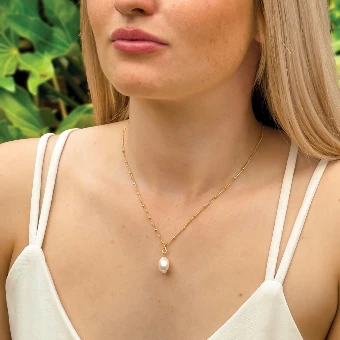 Ivory & Co. Saint Lucia Necklace #2 Rhodium Plated thumbnail