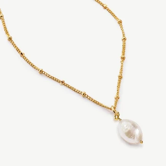 Ivory & Co. Saint Lucia Necklace #1 Rhodium Plated thumbnail
