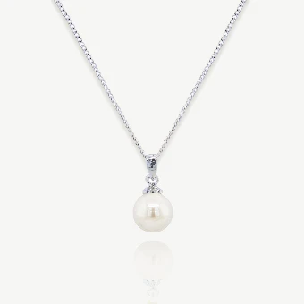 Ivory & Co. Salcombe Pendant #3 18ct Gold Plated Rhodium Plated thumbnail