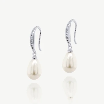 Ivory & Co. Salford Earrings #2 Rhodium Plated thumbnail