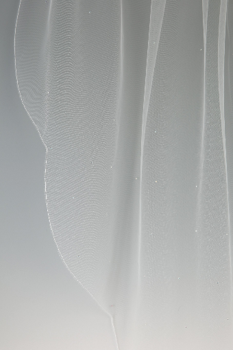 Nieve Couture Graduated Crystal Scatter Veil | NV313 #0 Ivory thumbnail