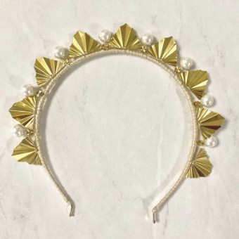 Ariana Tiaras Style #Vida Headband - Gold Only #0 default thumbnail