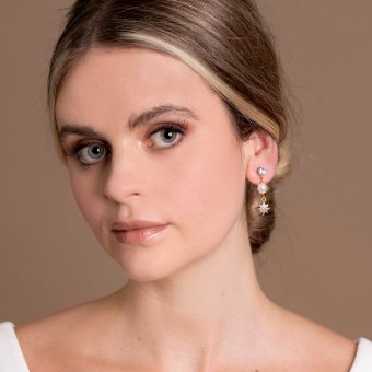 Arianna Bespoke Style #Stargazer Earrings ARE700IVGO #0 default Gold thumbnail