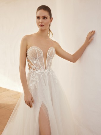 Love by Enzoani Style #Carlin #2 default Ivory/Ivory/Nude thumbnail