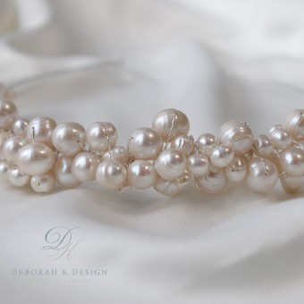 Deborah K Style #Elle Headpiece #2 Silver thumbnail