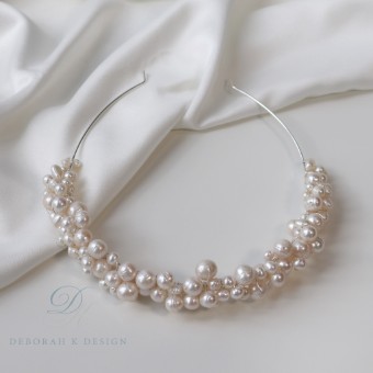 Deborah K Style #Elle Headpiece #1 Silver thumbnail