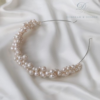 Deborah K Style #Elle Headpiece #4 Silver thumbnail