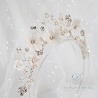 Deborah K Style #Faye Headpiece #4 Silver thumbnail