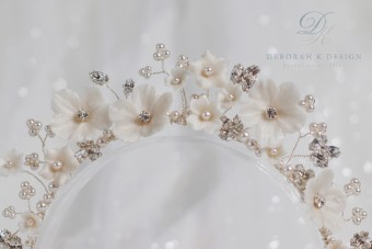 Deborah K Style #Faye Headpiece #5 Silver thumbnail