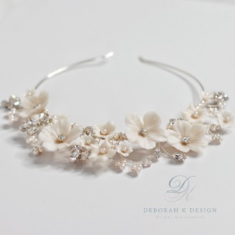 Deborah K Style #Faye Headpiece #2 Silver thumbnail