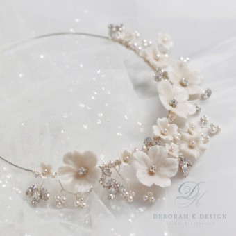 Deborah K Style #Faye Headpiece #6 default Silver thumbnail