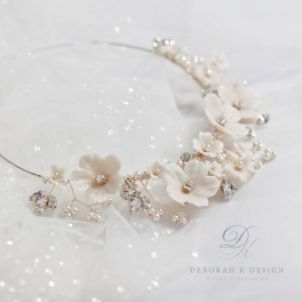 Deborah K Style #Faye Headpiece #3 Silver thumbnail