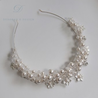 Deborah K Style #Orla Headpiece #2 Silver Wire thumbnail