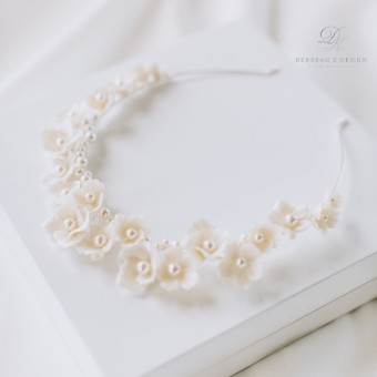 Deborah K Style #Abrielle Headpiece #0 default Silver thumbnail