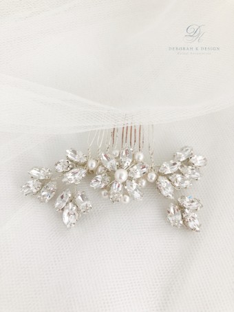 Deborah K Style #Aimee Comb #1 Silver thumbnail